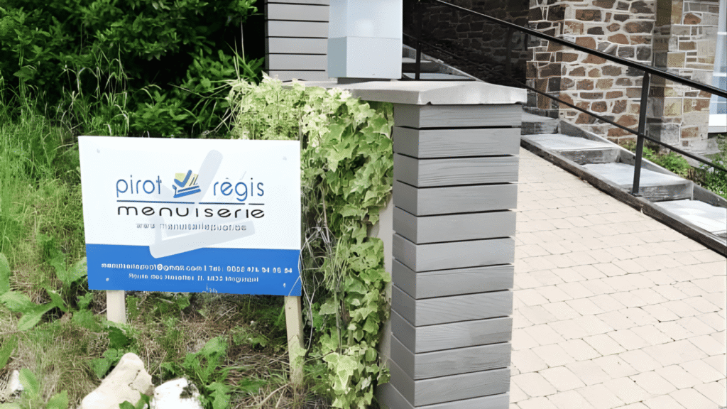 Habillage d'un mur en cèdre grisé 5